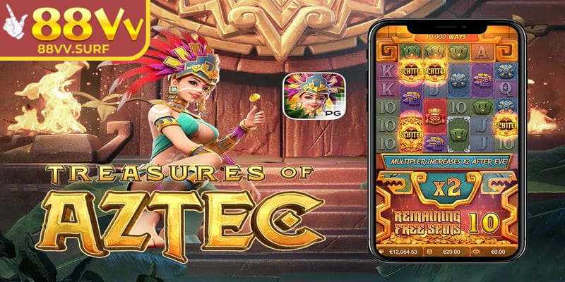 Kho Báu Aztec 88VV - Giải Mã Bí Ẩn Của Game Slot Nổ Hũ 2 Tận dụng mọi vòng quay miễn phí có được
