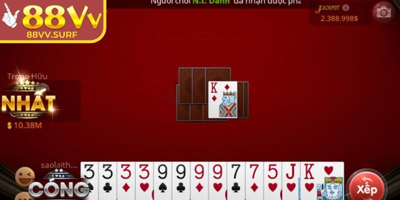 Sân chơi tiến lên 88VV game bài trực tuyến đẳng cấp