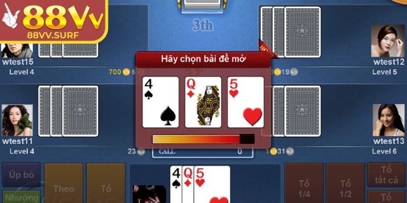 Trải nghiệm trí tuệ đỉnh cao cùng xì tố 88VV